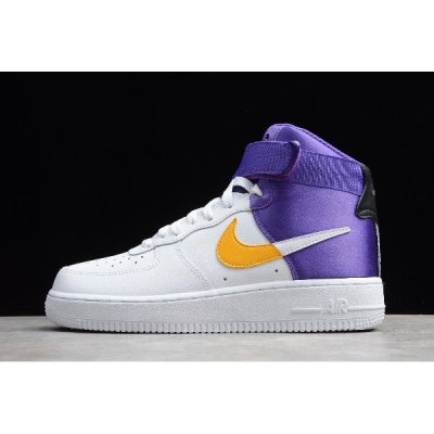 Nike Air Force 1 High Nba Beyaz / Mavi Kaykay Ayakkabı Türkiye - 6ECARS8R